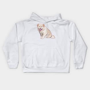 Cute labrador dog design Kids Hoodie